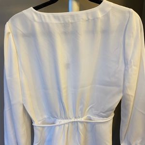 Crossover peplum top